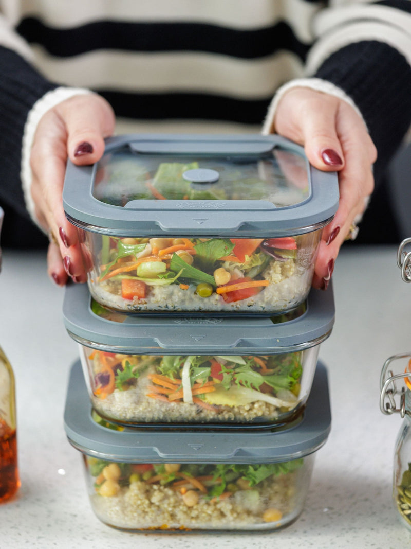 Kilner glass food storage containers set of 4 0.8L (British brand)