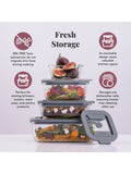 Kilner glass food storage containers set of 4 0.8L (British brand)
