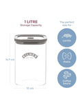 Kilner storage jars set of 3 1l (British brand)