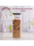 Kilner Clear Fresh Storage Jar 3.5 litre set of 2, UK version