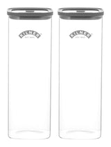 Next Kilner Clear Fresh Storage Jar Glass Storage Jar 2l Set of 2- Buy online at McGrocer