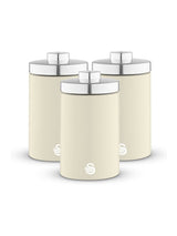 Next Swan Townhouse Set of 3 Cream Storage Canisters 1.6 Litre- Buy online at McGrocer