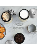 Swan cream kitchen canisters set of 3, UK version