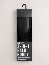 Next Bald Buddy Black Buff Or Shine 2-in-1 Scalp Brush- Buy online at McGrocer