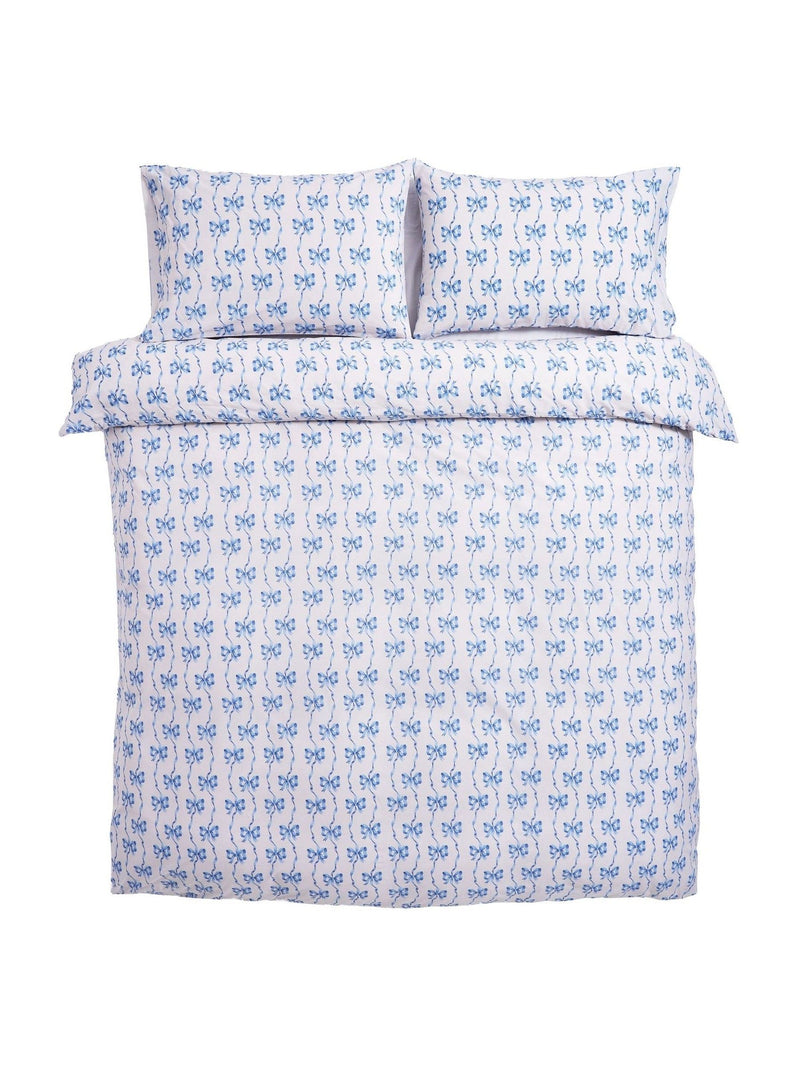 Cath Kidston Blue Ribbon and Bows duvet cover set - British product