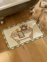Next Bath Mat - Hamish the Highland Cow (Natural) - 80cm x 50cm- Buy online at McGrocer