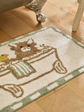 Natural Hamish Spa highland cow bath mat 80x50cm - British product
