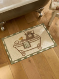 Natural Hamish Spa highland cow bath mat 80x50cm - British product