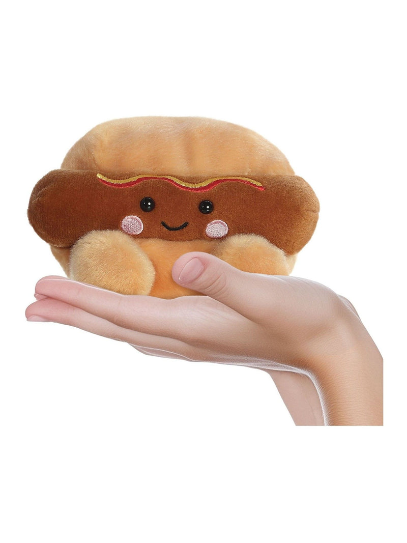 Aurora World Palm Pals Colson Hot Dog soft toy 5 inch, UK version