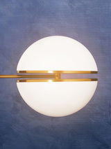 Next Fifty Five South Brushed Brass Abira Ball Wall Light- Buy online at McGrocer