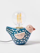 Next Oliver Bonas Blue Ovie Bird Ceramic Desk and Table Lamp Base- Buy online at McGrocer
