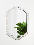 Oliver Bonas Natural Mila Mother of Pearl Wall Mirror