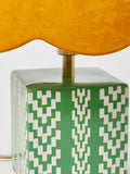 Oliver Bonas Green Tipu desk lamp 34cm (British brand)