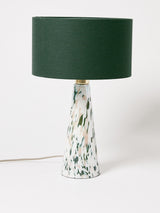 Next Oliver Bonas Green Large Glass Table & Desk Lamp- Buy online at McGrocer