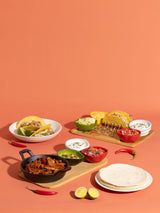 Next Typhoon Ultimate Mexican Night Taco & Fajita Serving Board Kit- Buy online at McGrocer