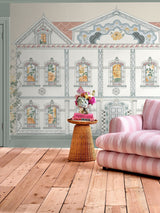 Next Cath Kidston Cream Doll House A4 Mural Sample- Buy online at McGrocer