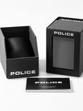 Police Cliff Gun Black Leather Strap Watch 47mm, imported from the UK