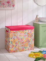 Next Lucy Tiffney Pink Campion Floral Laundry Basket- Buy online at McGrocer