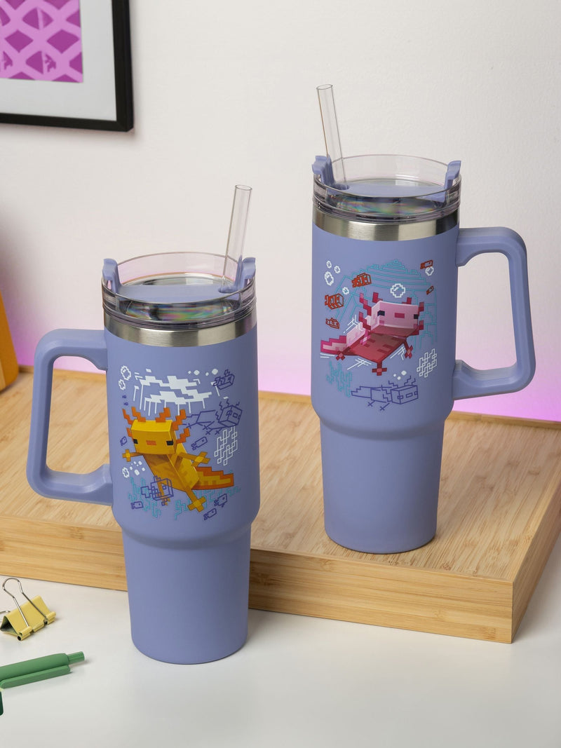 Minecraft Axolotl Pixel travel cup 900ml - British product
