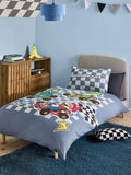 Blue Nintendo Mario Kart Duvet Cover and Pillowcase Set
