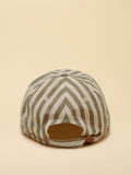 Joules Daley striped green ecru baseball cap, British product