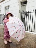 Fairy kids umbrella rainbow print 59cm, imported from the UK