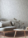 Ohpopsi Grey Arabella non-woven wallpaper 10m - British product
