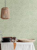 Next Hoopla Walls Sage Leaf Vine Wallpaper 10m- Buy online at McGrocer