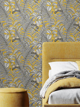 Next Hoopla Walls Mustard Wild Ferns Wallpaper 10M- Buy online at McGrocer