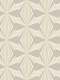 Hoopla Walls wallpaper warm grey sunray diamond 10m (British brand)