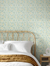 Next Hoopla Walls Duckegg Blue Floral Trail Wallpaper 10m x 50cm- Buy online at McGrocer