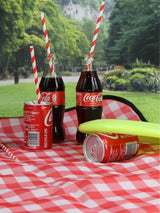 Next Kimm & Miller Coca Cola Glass Bottles Picnic Blanket 200 x 147 cm- Buy online at McGrocer