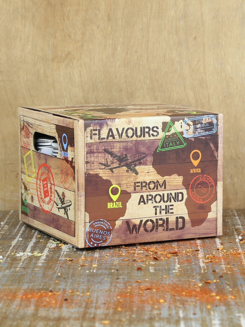 Kimm & Miller Around The World seasoning set, UK version