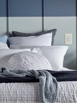 Next Secret Linen Store White Seersucker Cotton Pillowcase Standard- Buy online at McGrocer