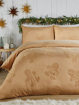 Next Duvet Day Ginger Gingebread Christmas Duvet Cover and Pillowcase Set- Buy online at McGrocer