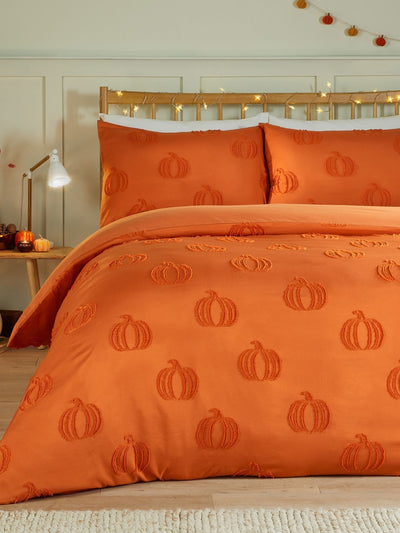 Next Duvet Day Multicolour Pumpkin Fields Duvet Cover Set- Buy online at McGrocer