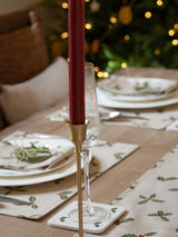 Next Sophie Allport White Holly & Berry Festive Coasters Set of 4- Buy online at McGrocer