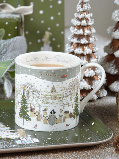 Next Sophie Allport White Festive Forest Let It Snow Mug- Buy online at McGrocer
