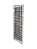 Libra Interiors Gold Lattice Wall Decor Mirror Brass Finish