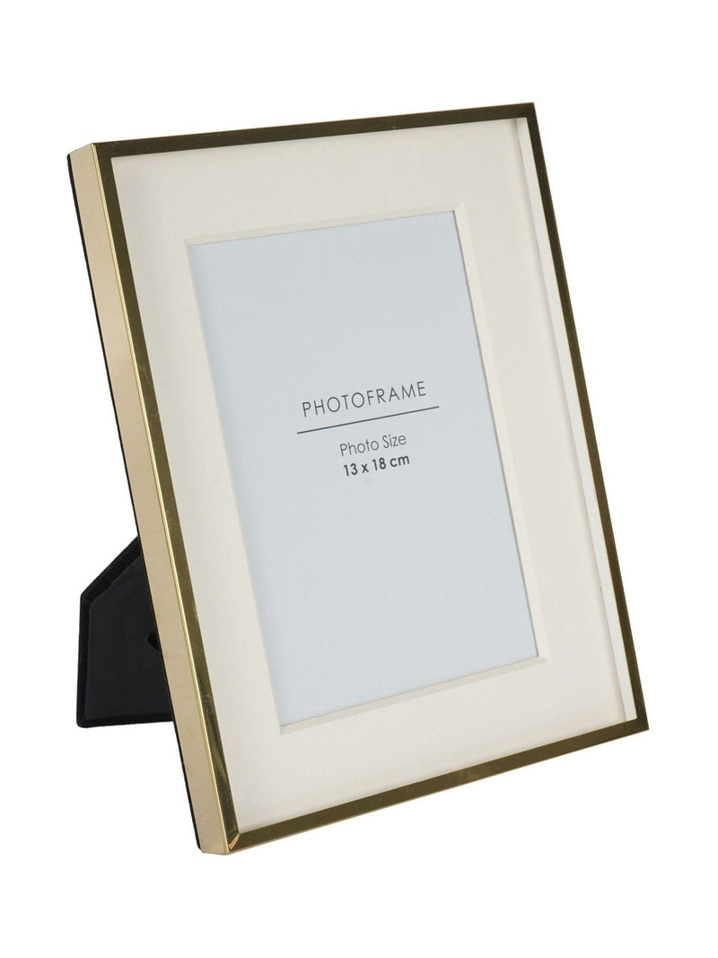 Libra Interiors Gold Strand photo frame 13x18cm, UK version