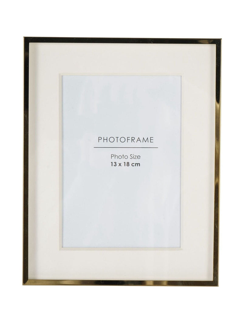Libra Interiors Gold Strand photo frame 13x18cm, UK version
