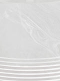 Showerdrape Frost Onyx White Bianco striped toilet brush and holder set (British brand)