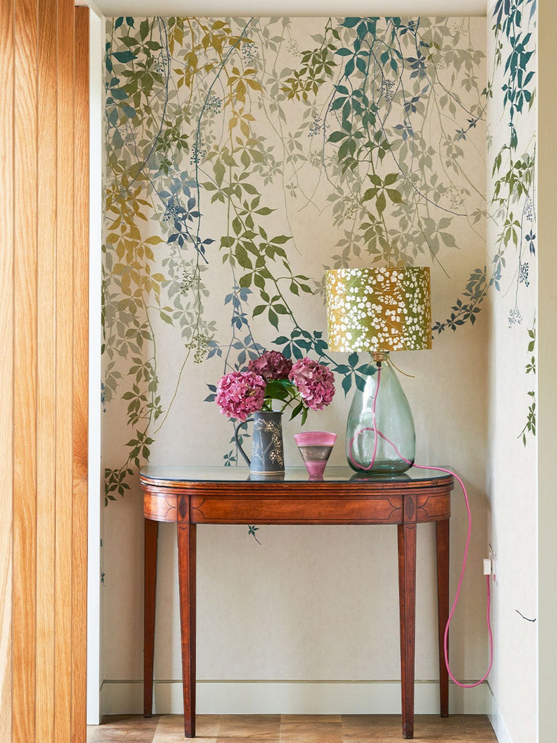Clarissa Hulse Virginia Creeper wallpaper mural A4 sample, imported from the UK