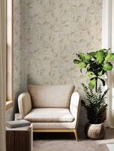 Next Graham & Brown Cream Boutique Ornamental Leaf Print A4 Wallpaper Sample- Buy online at McGrocer