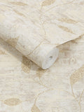 Graham & Brown cream ornamental wallpaper sample, imported from the UK