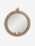 Natural Bertie Bear bathroom wall mirror, imported from the UK