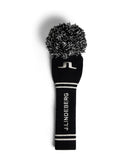J.Lindeberg black knitted headcover golf club cover (British brand)