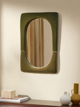 Next MADE.COM Green Selene Velvet Mirror- Buy online at McGrocer