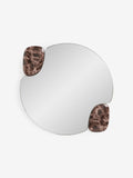 MADE.COM Brown Davi marble effect mirror 20x50cm - British product