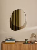 MADE.COM Brown Nysa mirror with layered glass, UK version